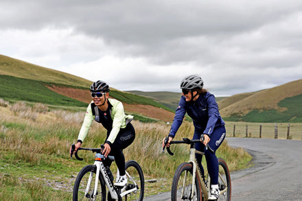 mental health day - Two cyclist cycling in wales