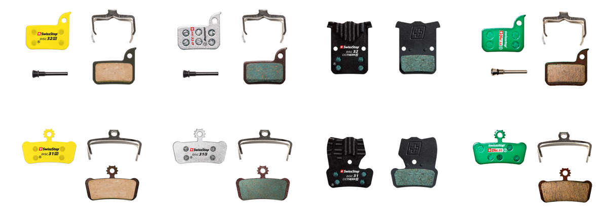 Pearson disc brake pad collage