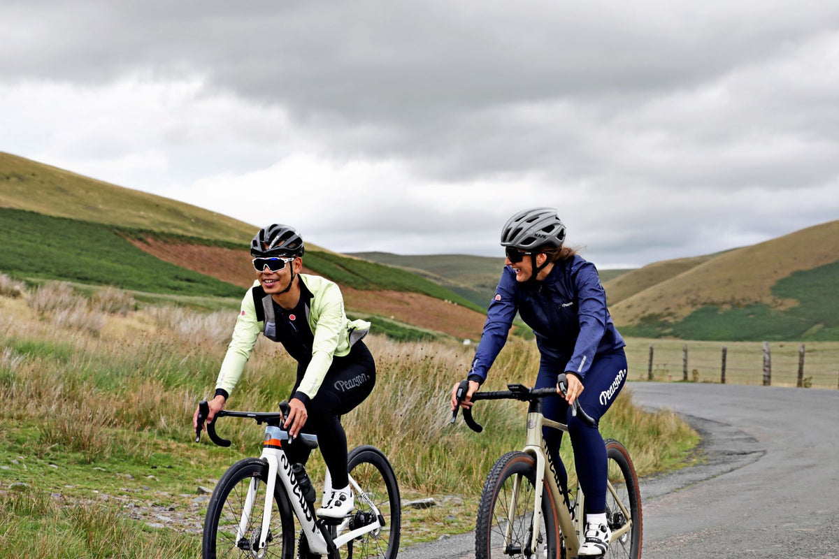 mental health day - Two cyclist cycling in wales