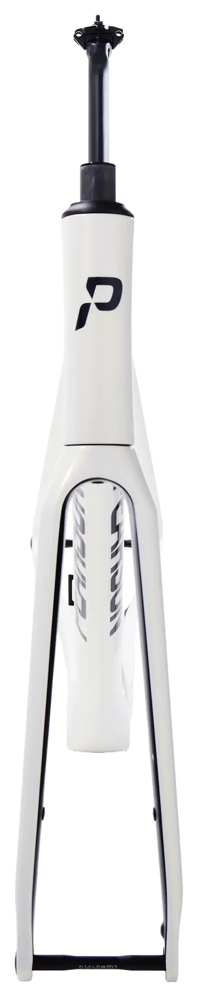 Pearson Forge frameset, full head-on elevation